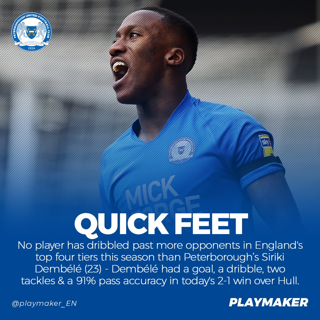 🏎️Most opponents dribbled past this season (top 4 tiers):

23🔀: 💙SIRIKI DEMBELE💙, Adama Traore
20🔀: A.F. Zambo Anguissa, B. Osayi-Samuel
19🔀: G. Toure
18🔀: K. Harris
17🔀: J. Grealish, B. Brereton, J. Dasilva, B. Hanlan, V. Solomon-Otabor

#PUFC