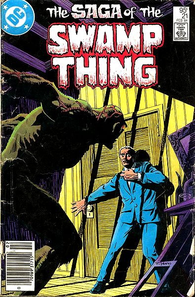 Now Swamp thing got into the same rut again so Len Wein decided to try out a new writer for the comic a British dude named Alan Moore, Moore identified the problem and so decided to write it out and create a retcon MOST writers wish they could have thought of.