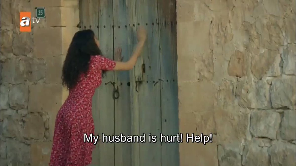 please when her voice broke when she realized there was no one in the village my heart is breaking  #Hercai