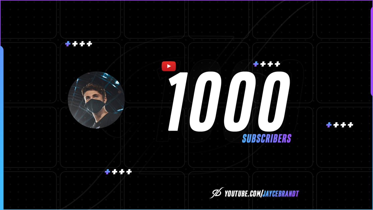 JayceHQ's tweet photo. 1000 YouTube Subscribers... 

i expected to hit this by the end of the year, but never expected to hit it today ❤️ Support has been insane recently, now lets smash our other goals :)

Twitch : 5000 Followers 
Twitter : 1000 Followers https://t.co/lO8qYTSh3S