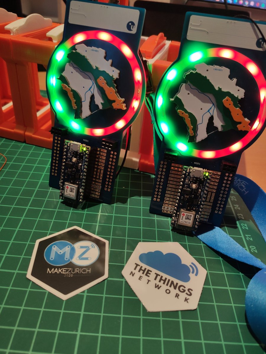 #makezurich Covid BLE Badge