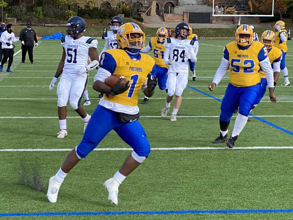 FINAL SCORE: Redford Union 16 Cranbrook 8. With the win, the Panthers solidify the #1 seed in their District heading into the <a href="/MHSAA/">MHSAA</a> State Playoffs next week. <a href="/Snooze2you/">Snooze2you</a> <a href="/TheD_Zone/">The D Zone</a> <a href="/MIPrepZone/">MIPrepZone</a> <a href="/FOXSportsDet/">@BallySportsDET</a> <a href="/HTLsports/">Hometown Life Sports</a> <a href="/REDFORDUNION/">REDFORD UNION FB</a>