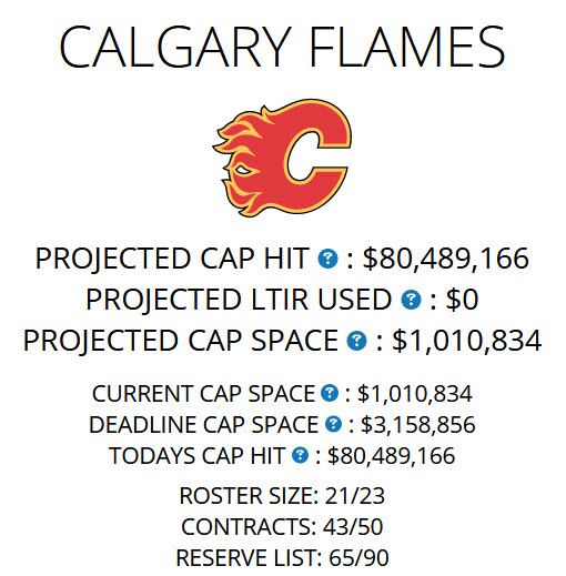 calgary flames cap friendly