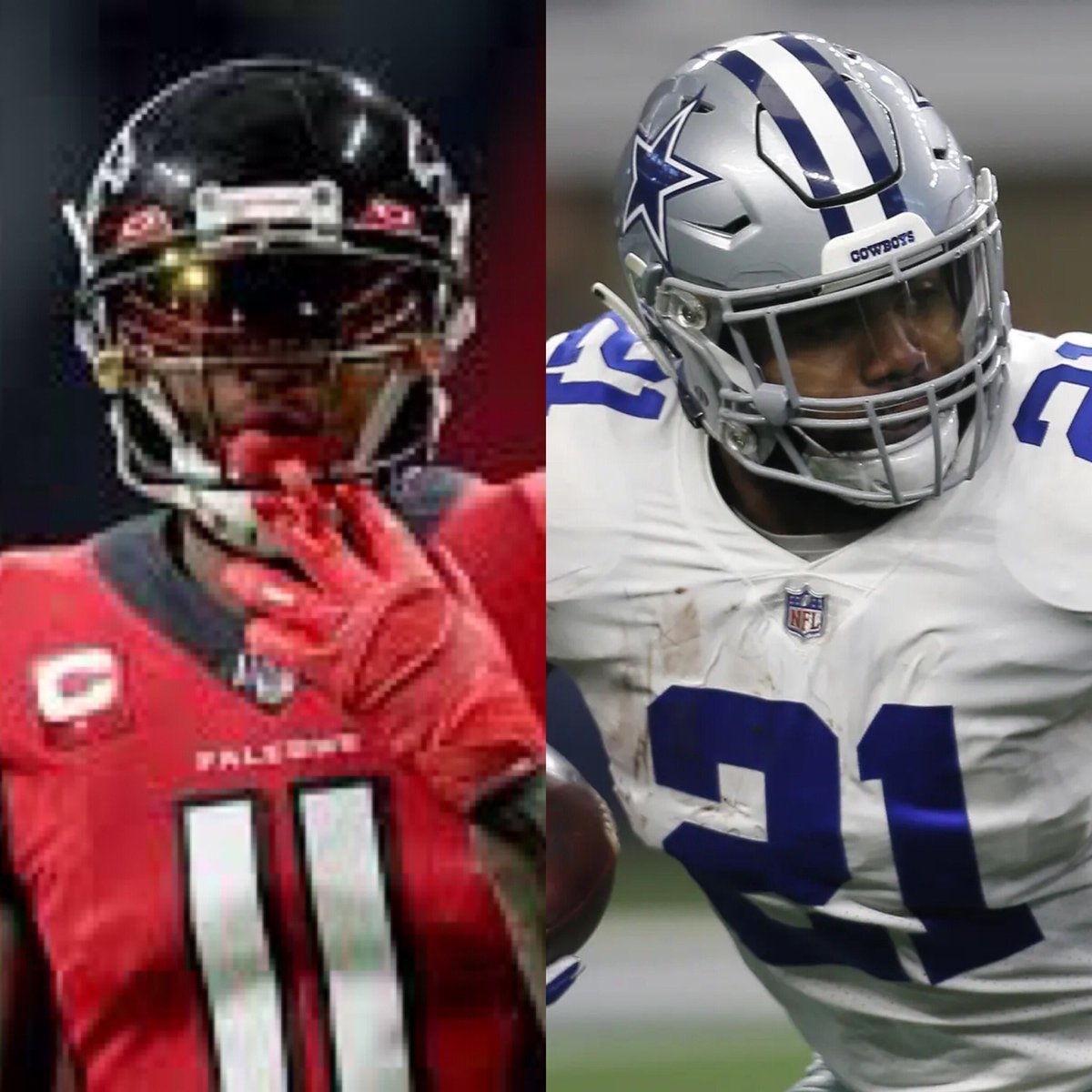 Backyard_MVPs's tweet photo. 🚨 TRADE ANNOUNCEMENT 🚨

(And it’s a big one!!!)

Two 1st rounders are on the move🤯

@hinx19 makes an offer that @mmerrill26 simply could not deny after Matt put Zeke on the block

Matt gets:
Julio Jones
Melvin Gordon 
Round 3 pick

Jeff gets:
Elliott 
DJ Chark
Round 11 pick https://t.co/AVzXOs8d73
