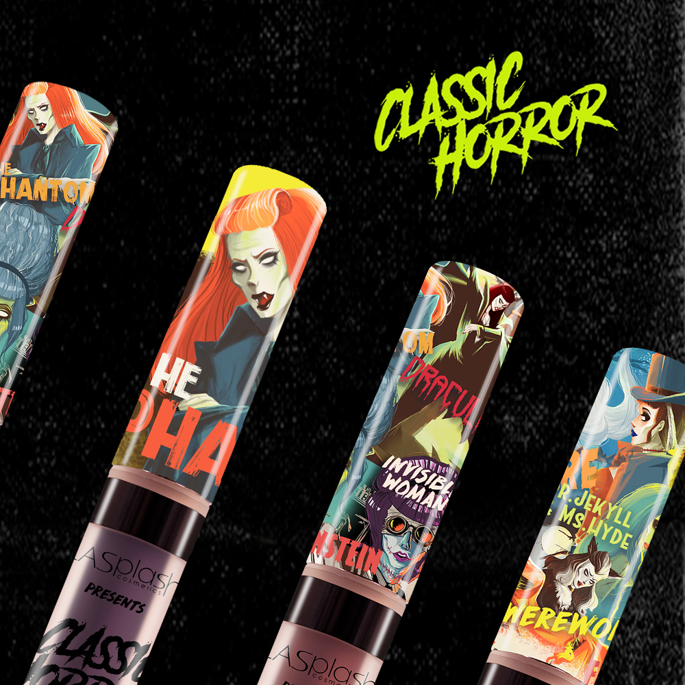 What is your favorite classic horror movie? #classichorror #liquidlipstick #mattelips