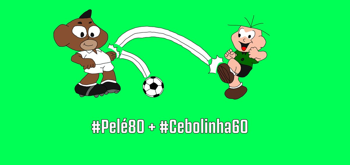 O aniversário do Pelé foi ontem e hoje é o do Cebolinha. Pensando nisso resolvi fazer uma pequena homenagem aos dois através deste desenho. Parabéns aos Reis do Futebol e da Rua!

#Pelé80 #Cebolinha60
#turmadamonica #Pelé
#futebol #quadrinhos
#arte #aniversariantes