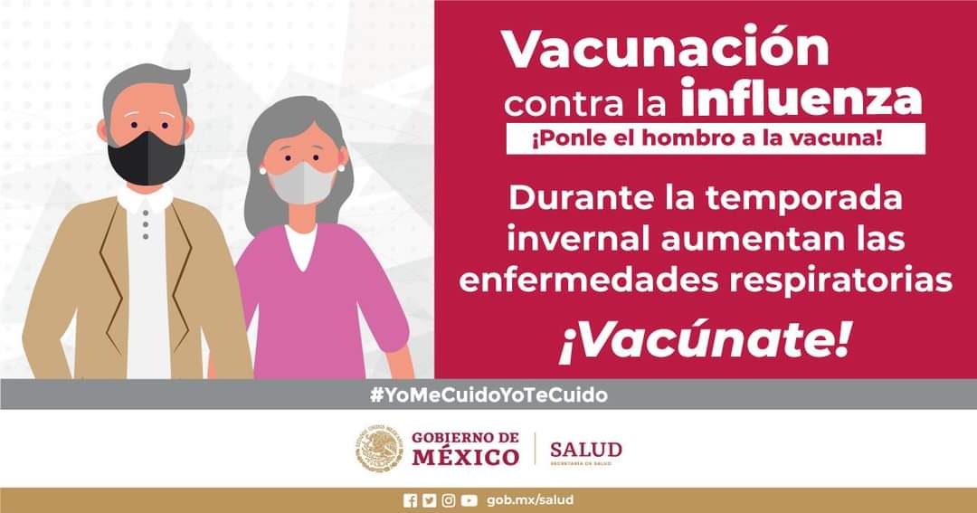¡Ponle el hombro a la vacuna!
Vacúnate contra la influenza. #CuidaTuSalud https://t.co/9NomcyAHQg
