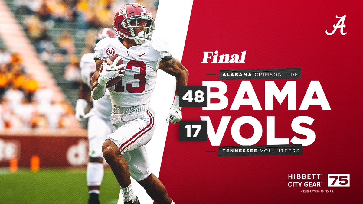 BAMA WINS!

#BamaFactor #RollTide