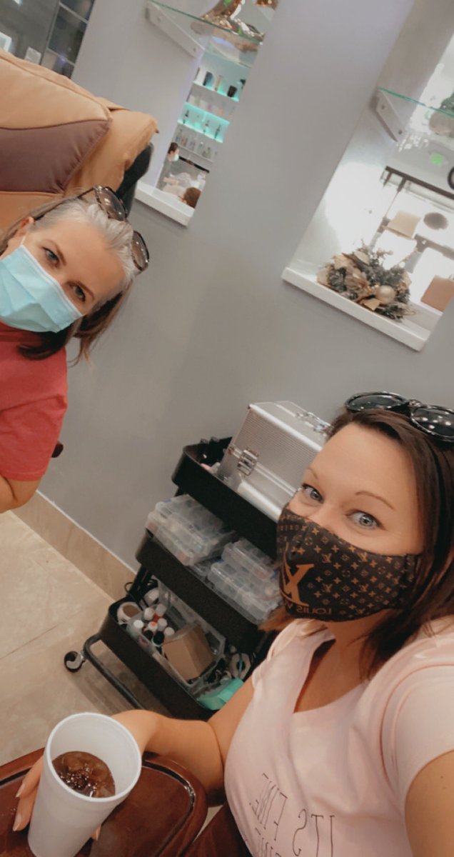 TXGirlTurnedCO's tweet photo. Hey @jtorgers1984 remember that unfortunate pedicure incident!?!? This is why you pick the place now!! 😂😂 #BestFriendDate https://t.co/Z7lRrQhaPv