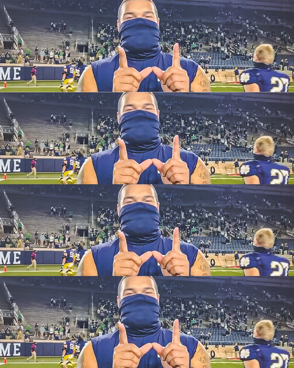 FightingIrish's tweet photo. how it started                  how it’s going https://t.co/PrQKjNFjOG