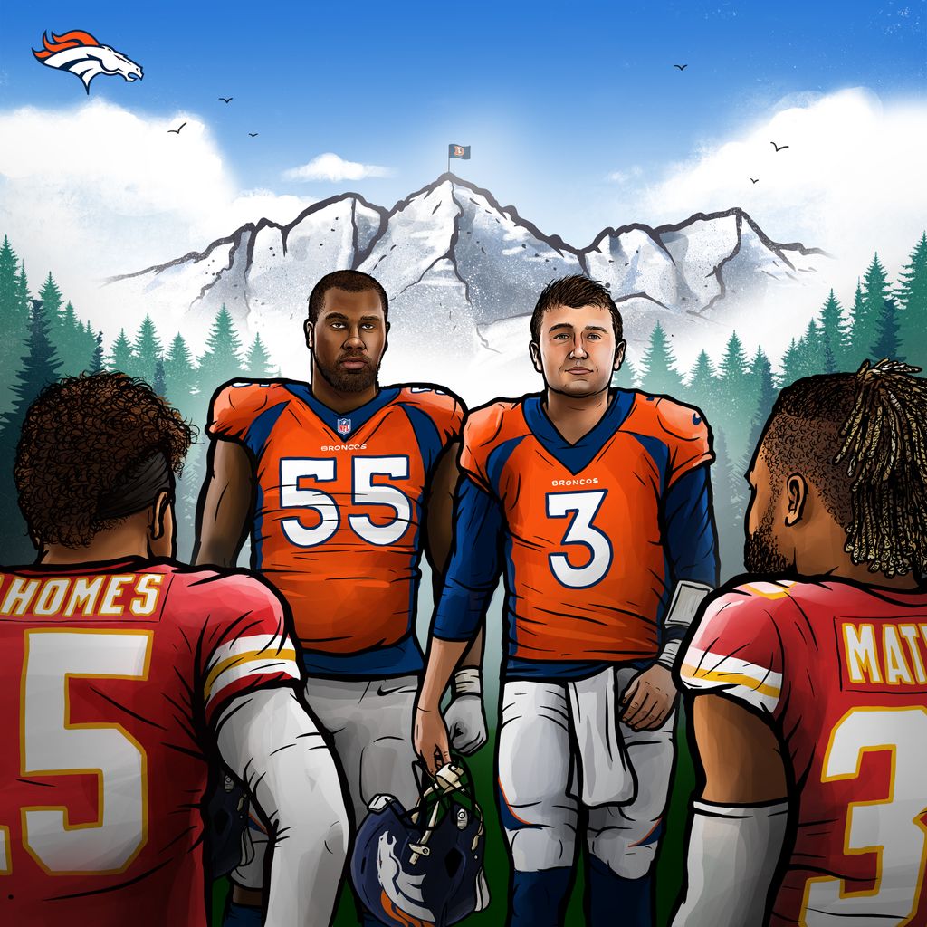 Broncos's tweet photo. Protect what's ours.

#BeatTheChiefs https://t.co/QRE9d4jH9K