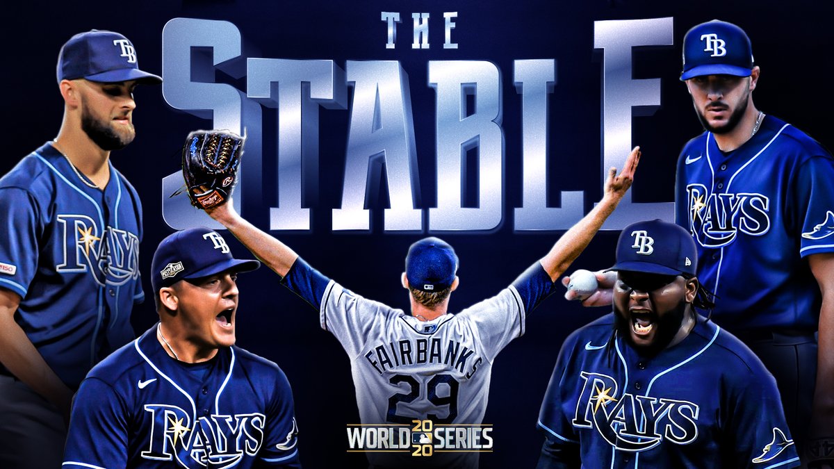 MLB on X: The Rays are going with a bullpen game tonight. The stable will  be ready. 🔥 #WorldSeries  / X