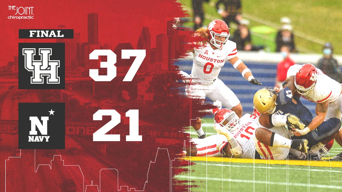 UHCougarFB's tweet photo. All over in Annapolis! 😤

2-0 in @American_FB action.

#GoCoogs x #hoUSton https://t.co/1wQwXmbTxq