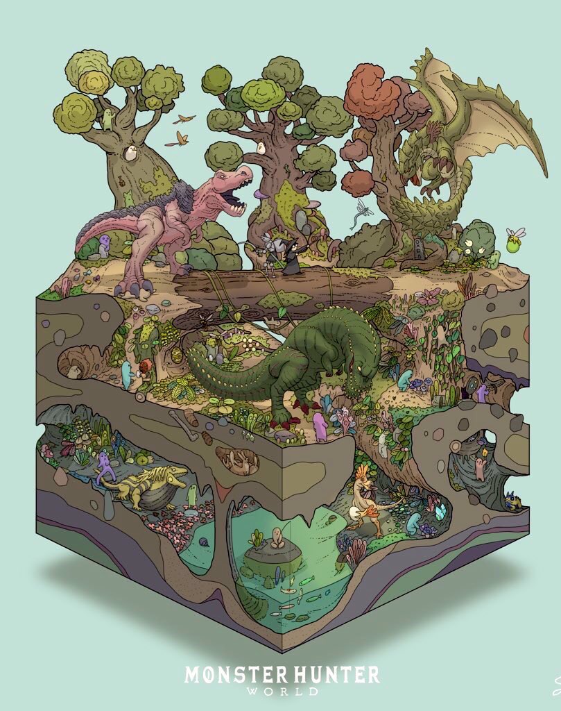 セーラームーン「#創作クラスタの版権絵晒し大会会場
#モンスターハンターワールド
#モンスターハ」|gozz/ごず🏝のイラスト