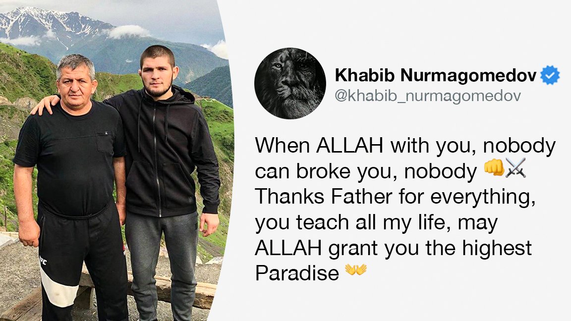 Khabib thanked father for his plan 🥺

(via <a href="/TeamKhabib/">khabib nurmagomedov</a>)