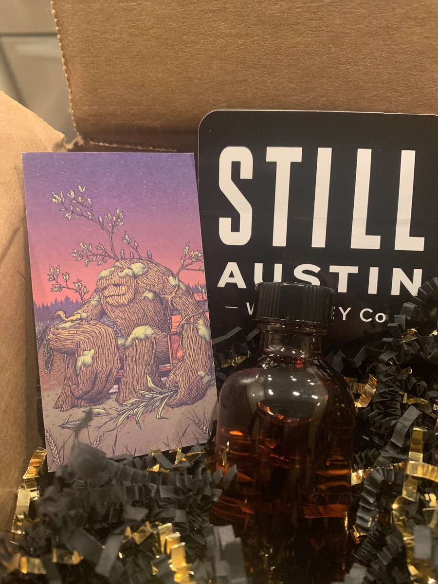 CTheArchitect's tweet image. This just came. Perfect end of a chilly Texas day. Thanks @StillATX #texaswhiskey #monstermash #orderofnancy