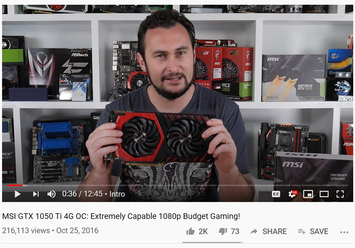 Hardware Unboxed on Twitter "Exactly 4 years ago I (Steve) published