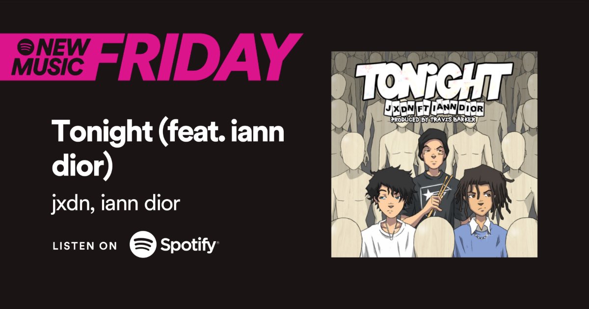 JadenHossler's tweet photo. Thank you @Spotify for all the playlist love on Tonight <3 - Team jxdn https://t.co/B1F6o9trNi