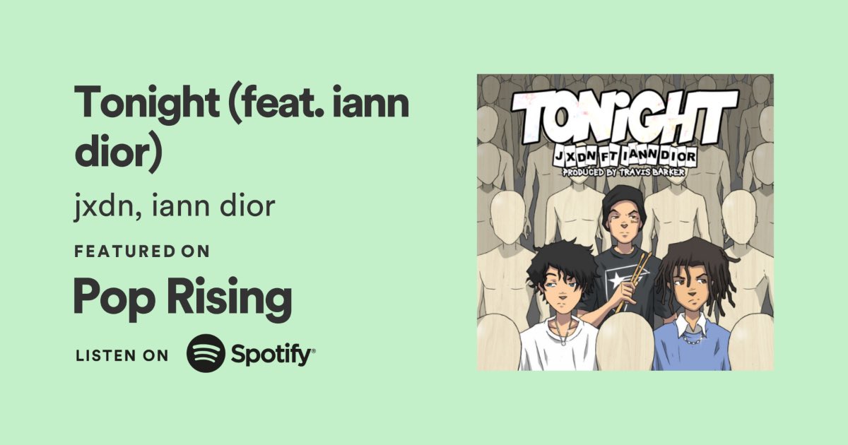 JadenHossler's tweet photo. Thank you @Spotify for all the playlist love on Tonight <3 - Team jxdn https://t.co/B1F6o9trNi