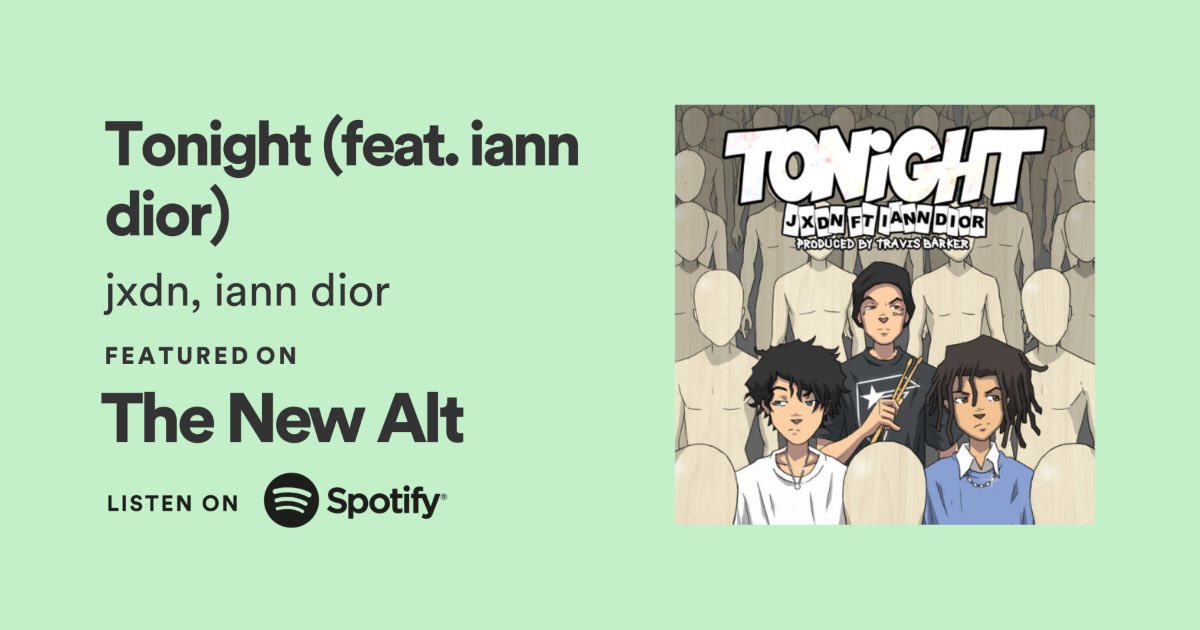 JadenHossler's tweet photo. Thank you @Spotify for all the playlist love on Tonight <3 - Team jxdn https://t.co/B1F6o9trNi