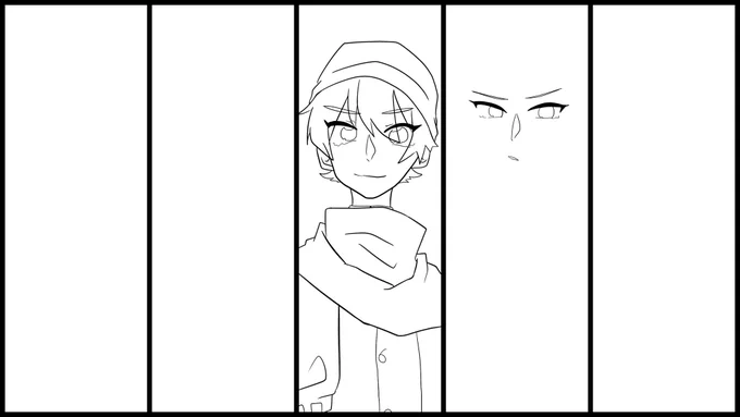 マダ絵描こうとして諦めてる様子 