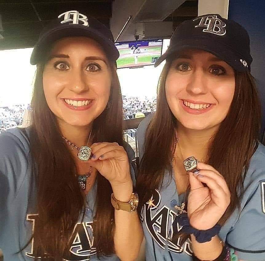 TBRaysTwins's tweet photo. Have we mentioned how PROUD we are to work for & be diehard fans of such an AMAZING team & organization?! The organization that the rest of @MLB looks up to. Innovators & analytical geniuses. Let's show the world what we KNOW you're made of boys! #GORAYS!πβΎοΈπ₯ #RAYSUP #RESPECTTB https://t.co/2tC5KFEJpT