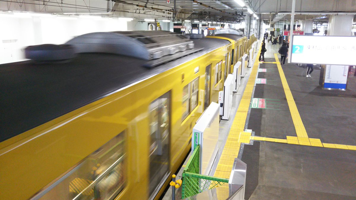 ドアえもん A Twitter 西武新宿線 所沢駅 2番線 上り 西武新宿方面 にホームドアが設置されました 稼働開始は12月頃予定 西武新宿線 所沢駅 ホームドア