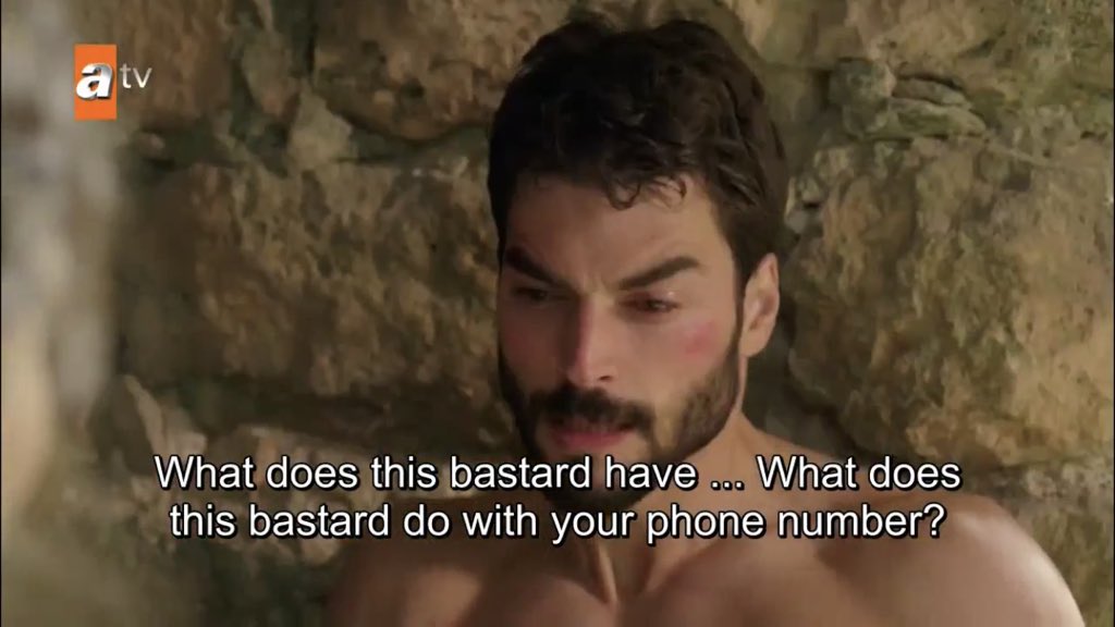 he just woke up from his near-death experience and harun and aslan are his first concern AKSJKSKSKKSKS WHY IS HE LIKE THIS  #Hercai  #ReyMir