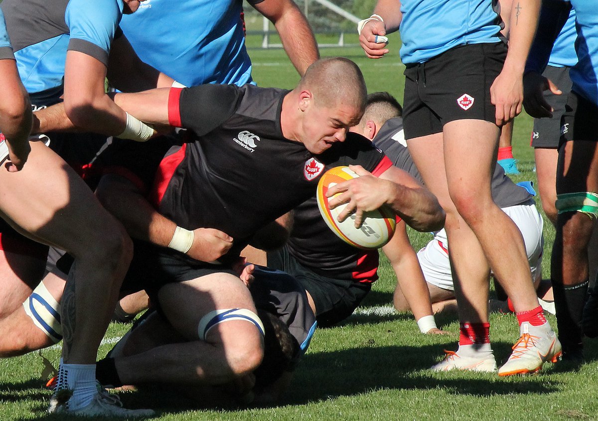 Some photos from the Pacific Pride, aka RC Academy, intersquad scrimmage today. Lots of current and future MLR and national team players on display. Kaden Duguid, younger brother to Tyler (Montpellier Academy), nephew of John Tait with last try of match. More to come. #beastmode
