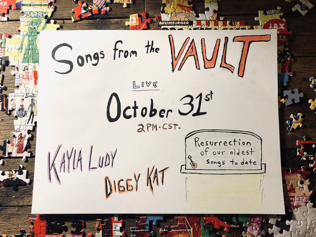#Halloween2020 head over to Kayla Ludy Music on FB and hear <a href="/vufcup/">Vufcup</a> and I perform our #oldest #original #SONGS we’ve ever written! #singersongwriter #original