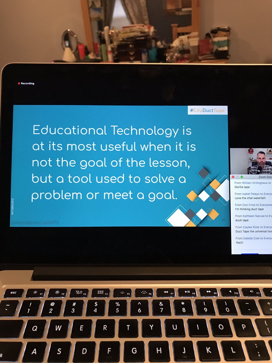 JoanneSeale27's tweet photo. What are your EdTech MVPs?  @JakeMillerTech shared his earlier today at #FallCUE20 and I’m happy to say they were all on my list too! https://t.co/gIkBPu9v45