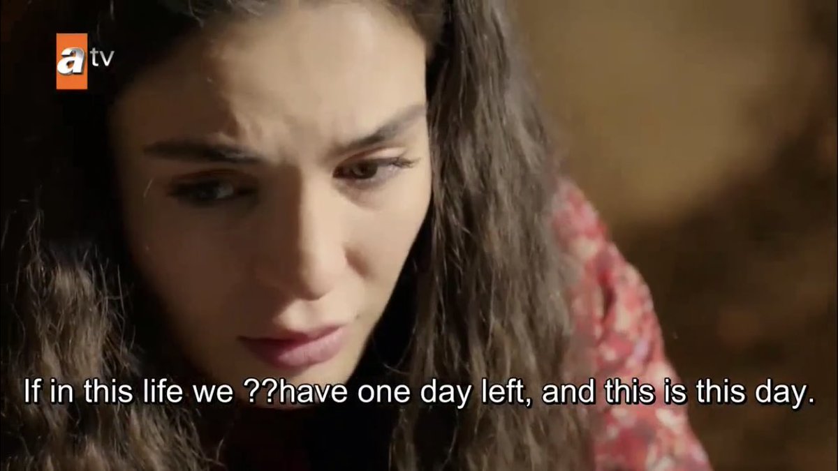 do you ever cry because making promises has always been a miran thing for most of the time, but now here we have reyyan promising that he will not die and that they will live their lives to the fullest together? because i do  #Hercai  #ReyMir