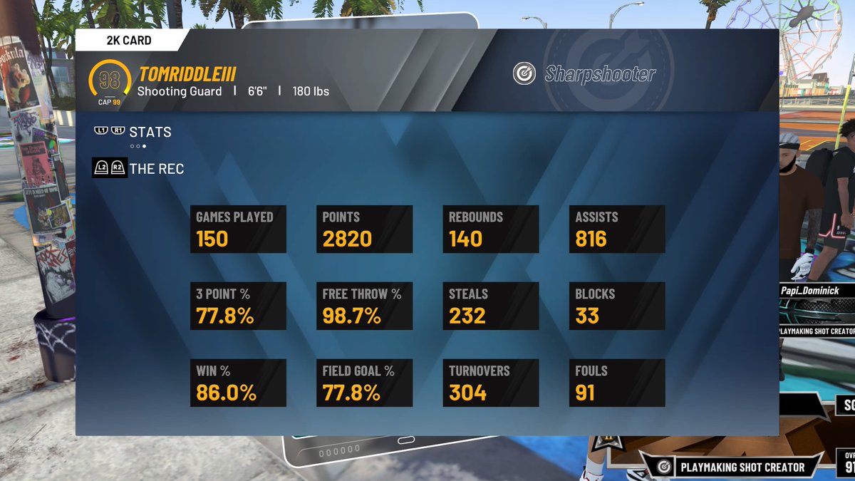 ToneKotsuRamen's tweet image. Still got the strap 50 games later #NBA2K #PureSharp