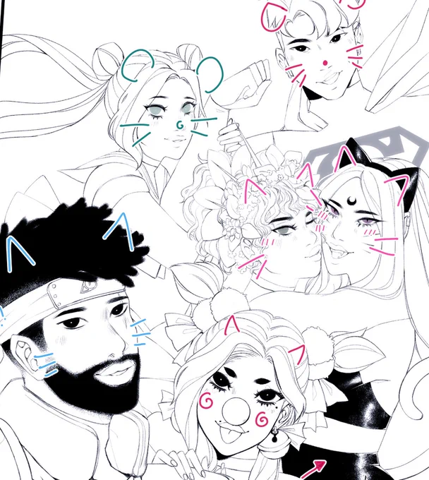 pray that i can finish this by halloween ;;;A;;;✨ 
