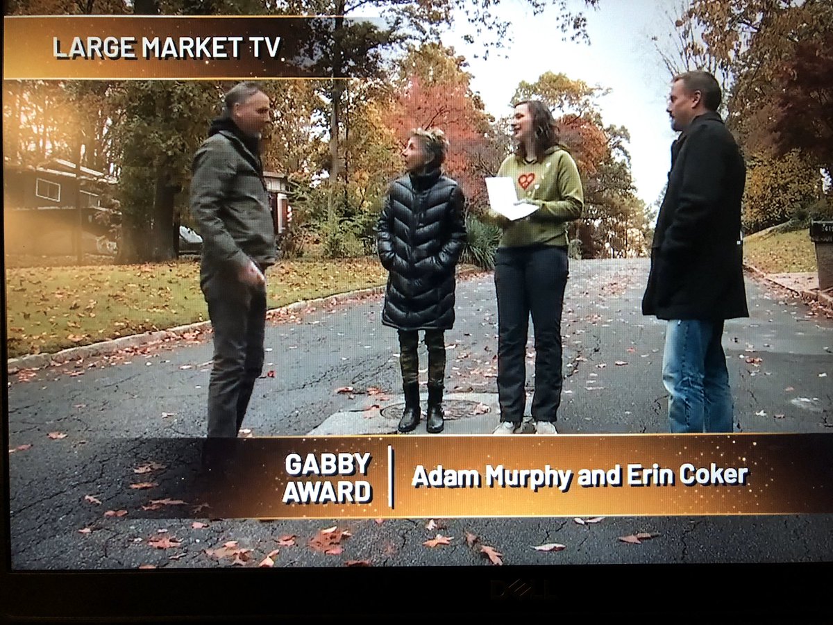 AdamMurphyTV's tweet photo. I am honored to be recognized by the @GABroadcasters tonight with two GABBY awards for best news story and best feature story in the state!! Thank you for allowing me to tell your incredible stories. π π #Atlanta #VirtualGABBYs #Atlanta @ErinCoker @PhotogEric @cbs46 https://t.co/YyKIu6A7r7