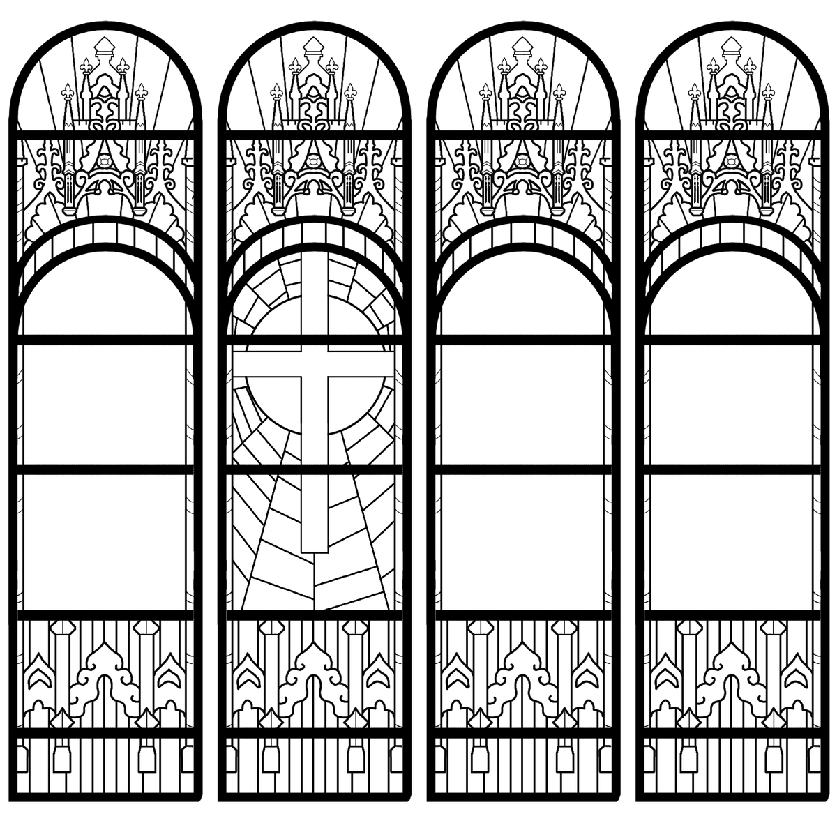 TheKingKeates's tweet photo. Lots to do BUT here's an update. I want to ruin things and get rid of some barrels (ill do the removening soon 😶) + Started thinking about my stained glass window in the here's a piccy of the basic shape hopefully designer can make it look... good? #3dModelling #UnrealEngine https://t.co/K2O8bQCQcG