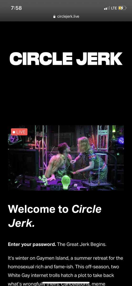 thegurusetheru's tweet photo. If you’re not watching @jeremyoharris #CircleJerk You’re missing the most brilliant theatrical experience to date! White Gays Yall Have Been Put On Notice 😂 https://t.co/aoC2R6gz5m