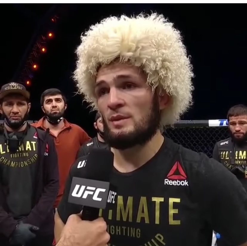 ⁦<a href="/TeamKhabib/">khabib nurmagomedov</a>⁩ “ Congratulations on your incredible 29-0 career.  You carried yourself with class and dignity.  
Your a 5 Star ⭐️ ⭐️⭐️⭐️⭐️athlete .
I know many around the world wish you all the best in your retirement “  ⁦<a href="/TheNotoriousMMA/">Conor McGregor</a>⁩ , take note ✅ #TeamKhabib 🙏🏼