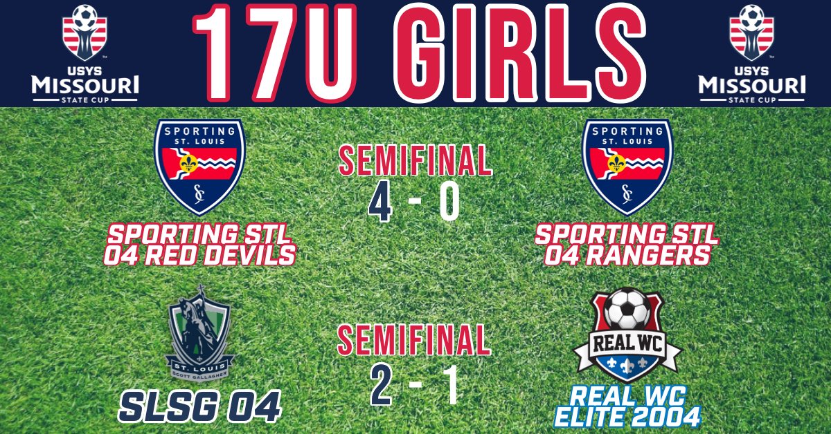 Our 17U finals are set for both #MOPresCup and #MOStateCup!⚽️🏆