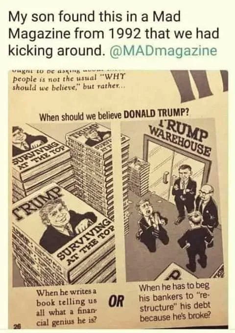 Legendofypdc's tweet photo. @TheRickWilson @MSarelson Also,tell Trump's lawyer clowns that they should get paid up front.The pic says why. https://t.co/XG9UeDyGGK