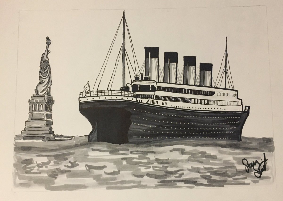 SeanSmi18876525's tweet photo. #titanic #art #sharpie https://t.co/YUuBcRGfJl