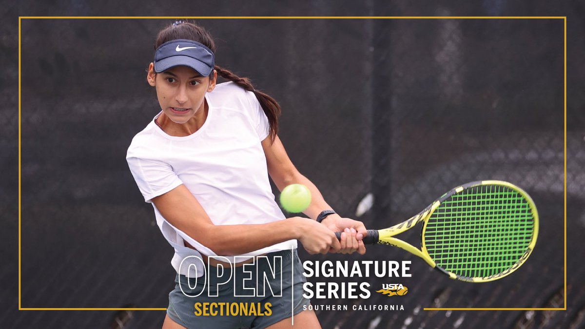 USTASoCal's tweet photo. All eyes on Colling π
USD's Solymar Colling manages to complete the upset over No. 1οΈβ£ seed Ashley Lahey to advance to the semifinals! #OpenSectionals https://t.co/jBx2rOxb6X
