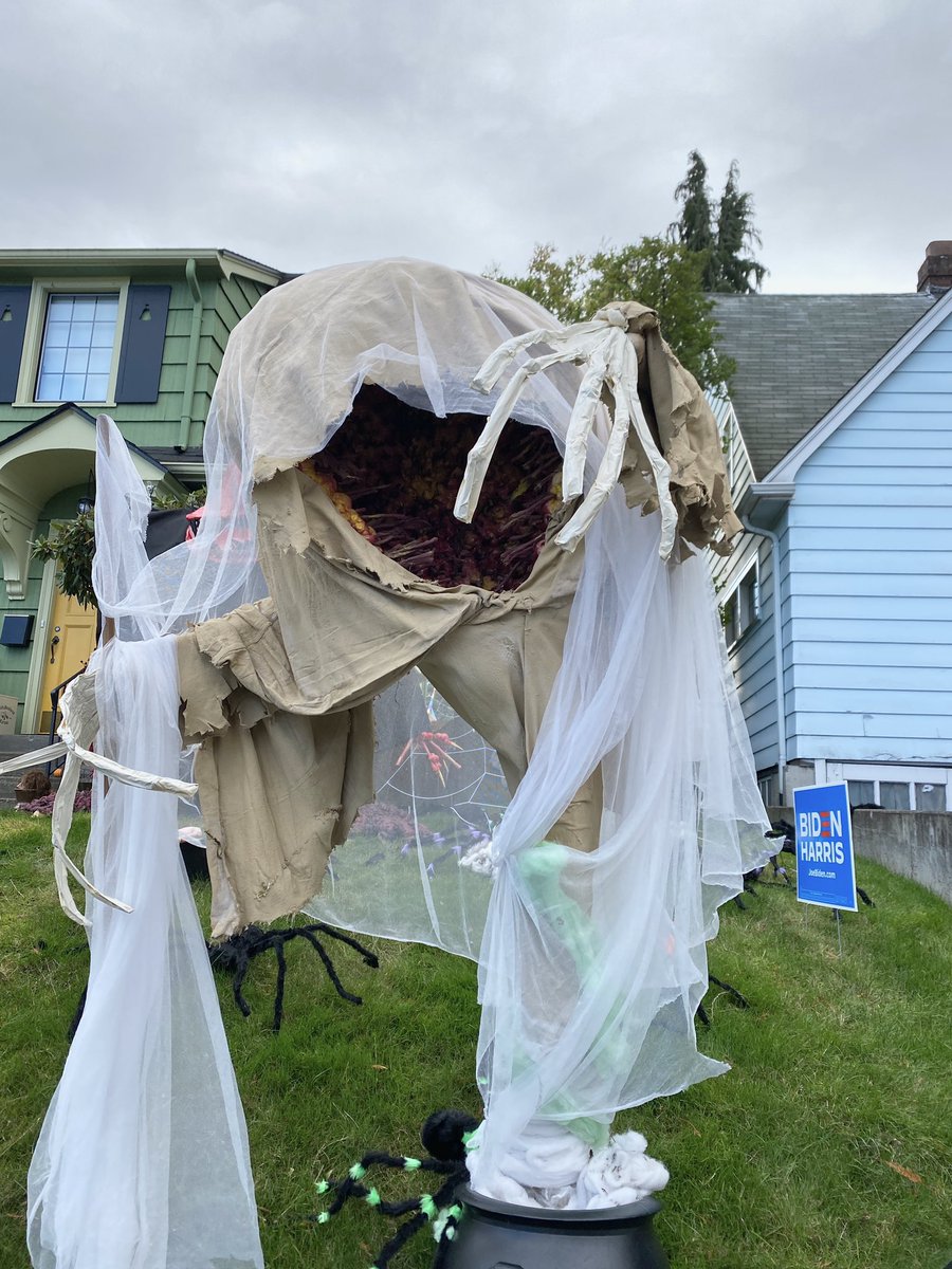 My neighbor’s halloween decorations are legitimately terrifying