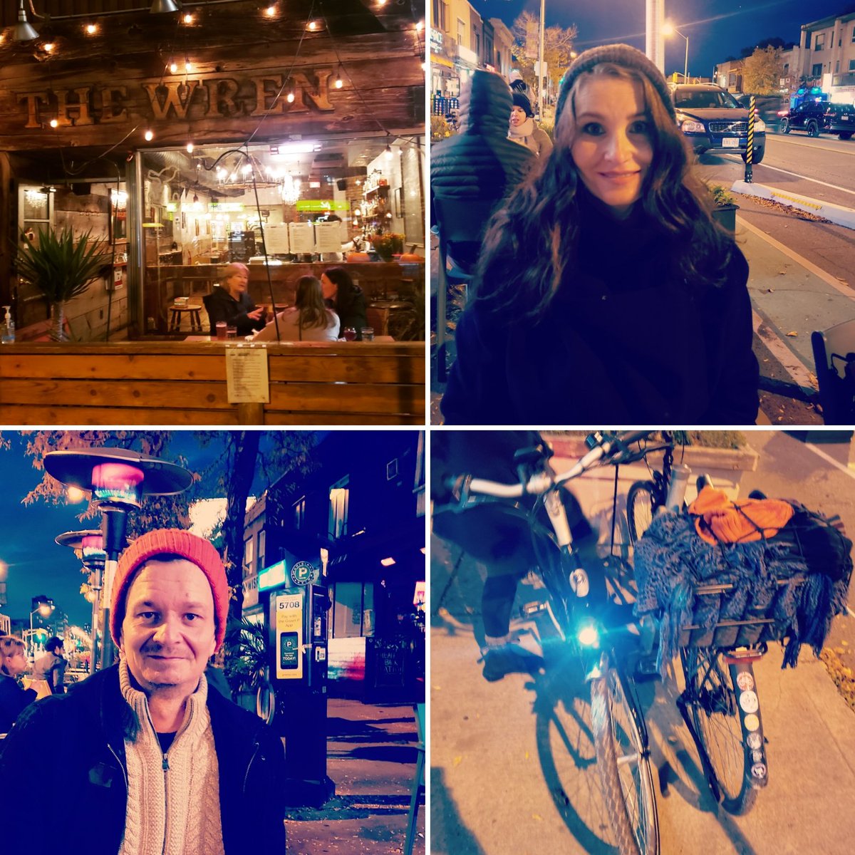 DaveLikesBikes's tweet image. Date night 2020 style at @TheWrenDanforth

Great food, excellent service, and nice warm heaters - (and we brought plenty of blankets in our baskets)

#BikeLocalShopLocal #DestinationDanforth