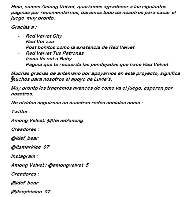 Among Velvet tweet media