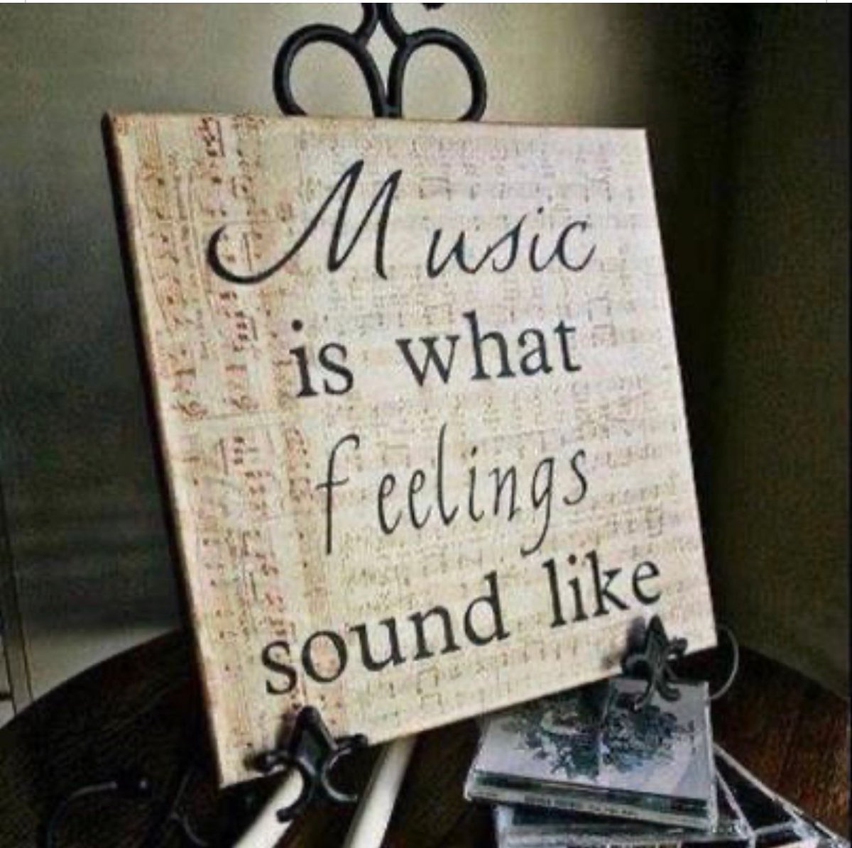 StacyeBranche's tweet photo. " Music is what feelings sound like" #Quotes #CalledItADay #Music #Feelings #SelfCare #HealingCourseAnd https://t.co/pplKDBlwq9