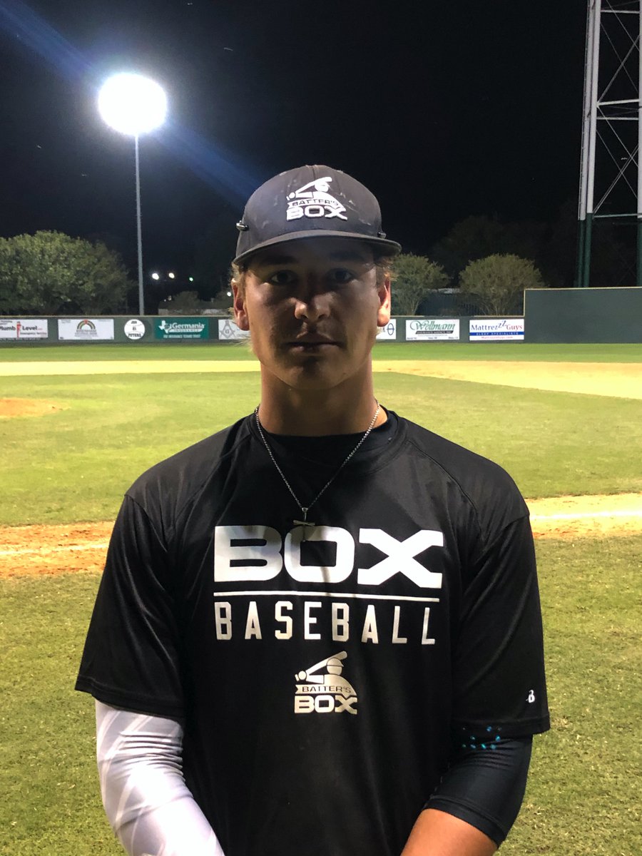 <a href="/FiveToolTexas/">✭Five Tool Texas✭</a> F: F: <a href="/battersboxinc/">The Batter's Box Inc</a> Majewski 2, CBA TITANS 18U 0
POG: Chase Oltmann 1-2 3B 1 RBI
Pitcher: @mattyice 5 IP, 10K, 2H R