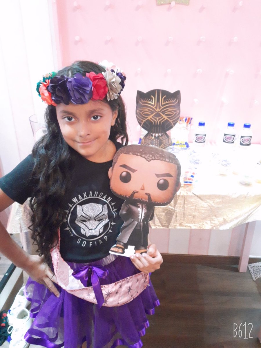 GraceeLeon's tweet photo. #BlackPanther #WakandaForever #Tchalla #SofiaIsabella https://t.co/lAJXUAjOFA