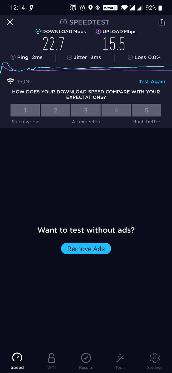DevaleLove's tweet image. @dvoisssv I hve paid fr 40 mps bt d operator is very cunningly reducing d speed, this is happening wid me continuously,I hve raised complnt several times bfre, they jst restore d connection bck to 40 mps &amp;amp; whn ticket is closed thy again reduces speed
#Highspeedion #fraud #Ion