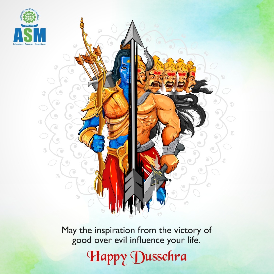 ASM_Group's tweet image. In these uncertain times of a pandemic, we can all stick together and fight against this evil. Let us all wear masks and practice social distancing. ASM Group wishes you and your family a very Happy Dussehra.

#ASMGroup #ASMInstitutes #Navratri #Dussehra #Happydussehra #Durgamaa